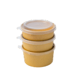 KRAFT ROUND SALAD BOWLS WITH PP LIDS