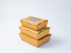 TAKE AWAY FOOD CONTAINER WITH WINDOW
