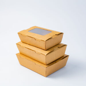 TAKE AWAY FOOD CONTAINER WITH WINDOW
