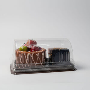 PET SWISS DOME HOLDER LENGTH: 174x 104x66.5mm BREADTH: 180x110x23mm