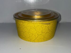 1300ML ALUMINIUM FOIL-LINED BOWLS & CLR LID