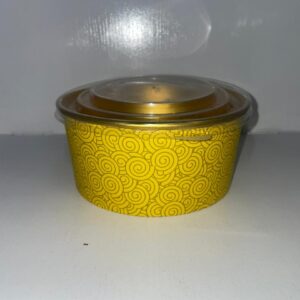 1300ML ALUMINIUM FOIL-LINED BOWLS & CLR LID