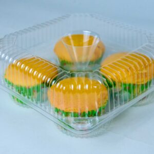 4 CELL MUFFIN SKILLET CLEAR