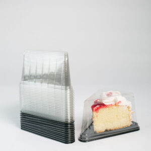 SINGLE SLICE CAKE DOMES TRIANGLE