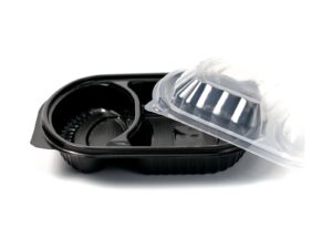 EXTRA-LARGE COMPARTMENT TRAY AND LID