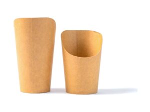 KRAFT PAPER SCOOPS FOR CHIPS