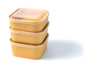 KRAFT SQUARE CONTAINERS