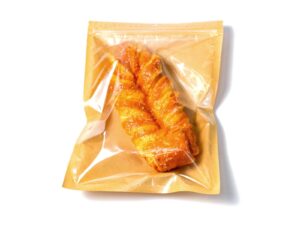 PAPER BONE BAG CLEAR FRONT PAPER BACK