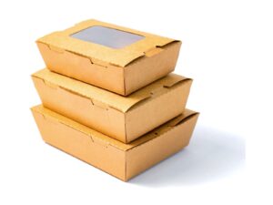 TAKE AWAY FOOD CONTAINER WITH WINDOW